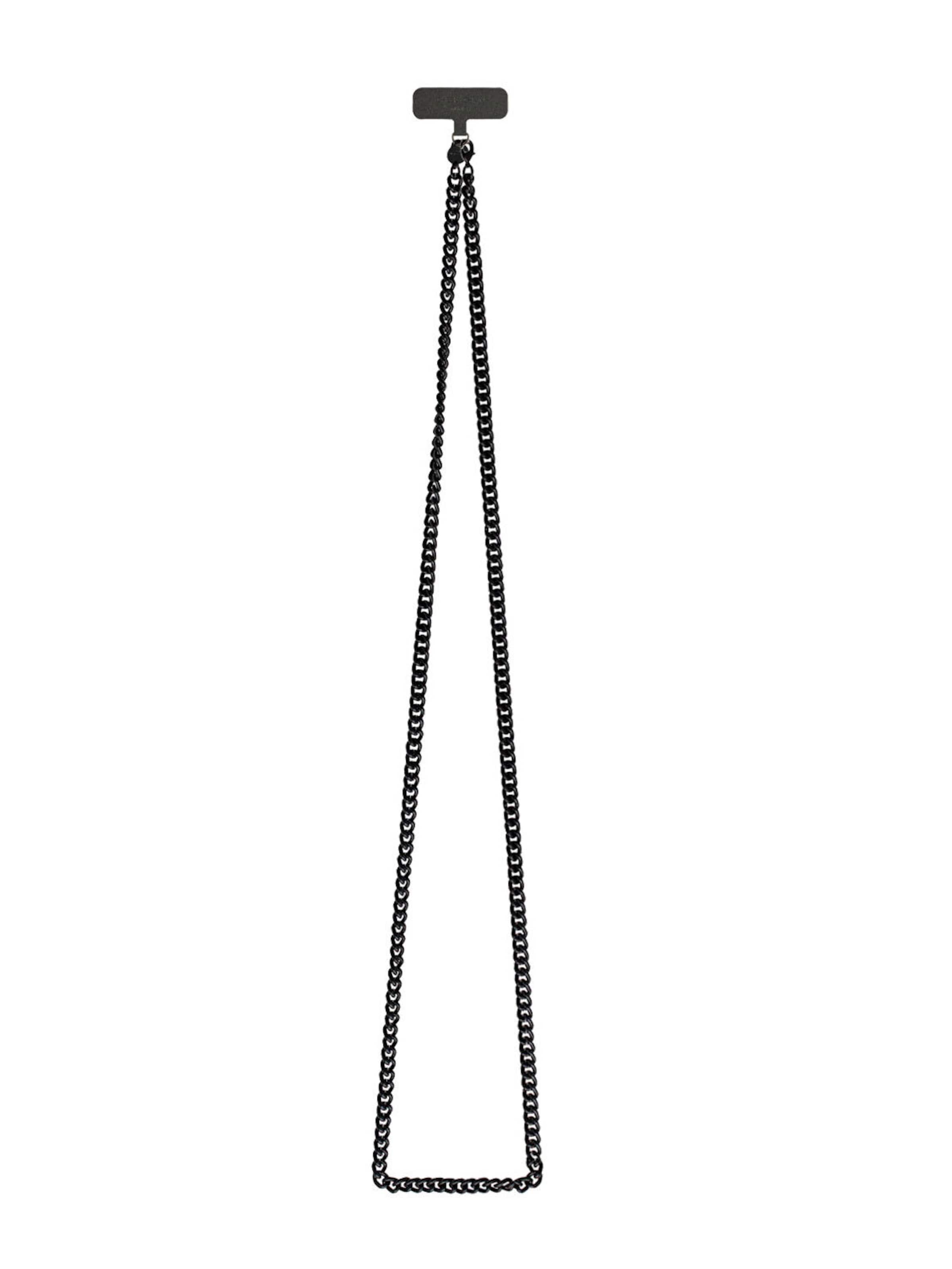 Cheeky Chain Munich Handykette 'Ava' in Schwarz: Vorderseite