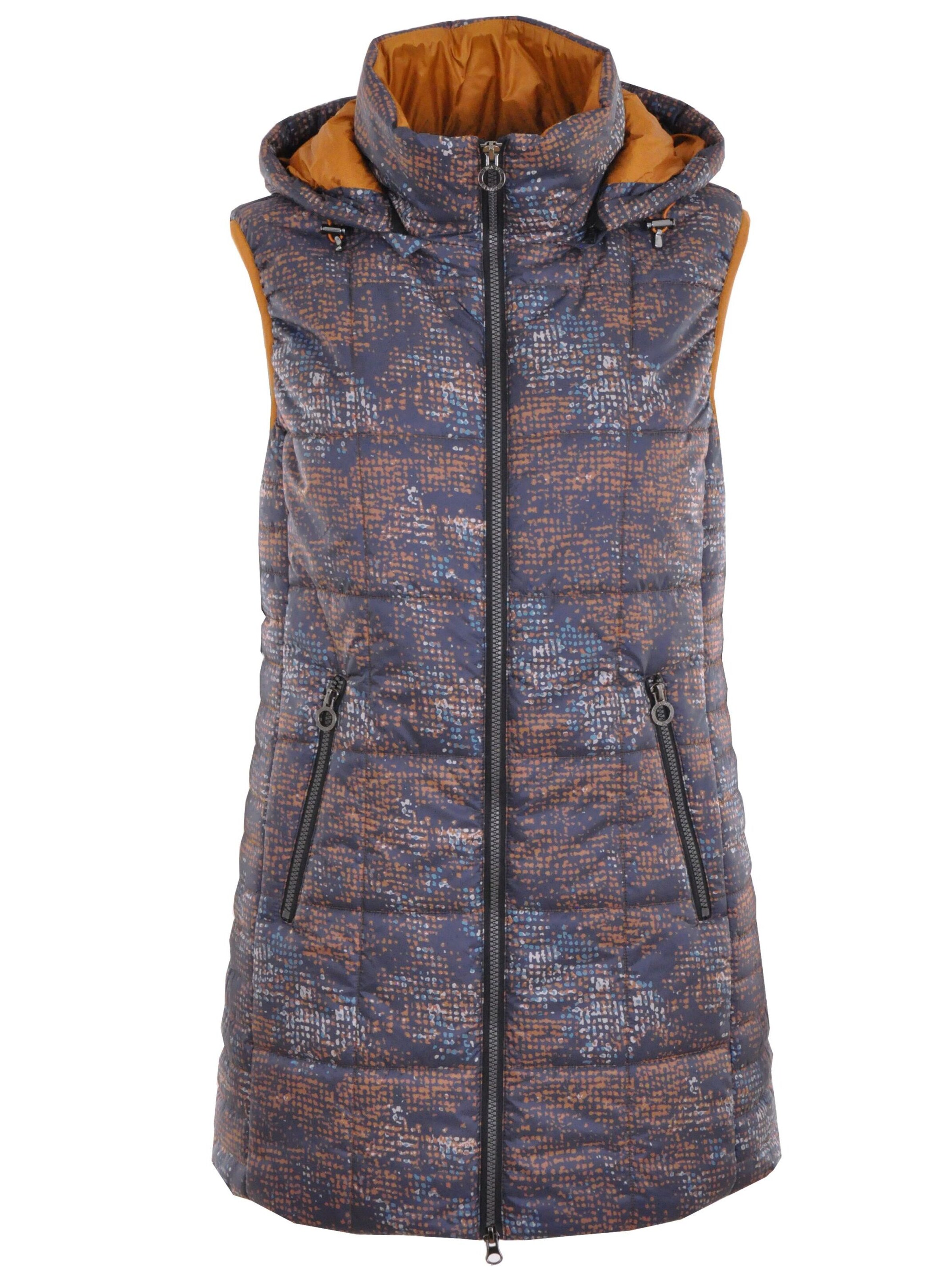 Navigazione Bodywarmer in Blauw: voorkant