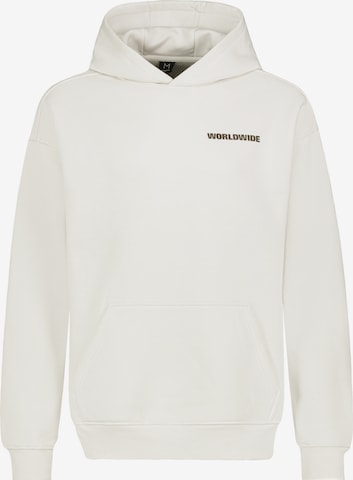 Sublevel Sweatshirt 'Worldwide' in Wit: voorkant