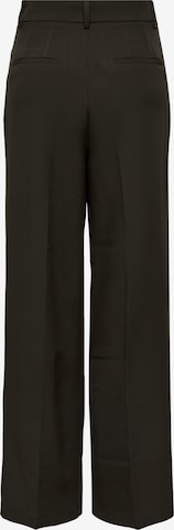 ONLY Wide leg Pleat-Front Pants 'Tate-Abba' in Brown