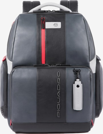 Piquadro Rucksack in Grau: Vorderseite