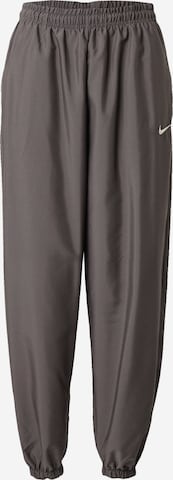 Nike Sportswear Zwężany krój Spodnie 'TREND' w kolorze szary: przód