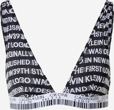 Sutien Calvin Klein Underwear pe negru / alb, Vizualizare produs