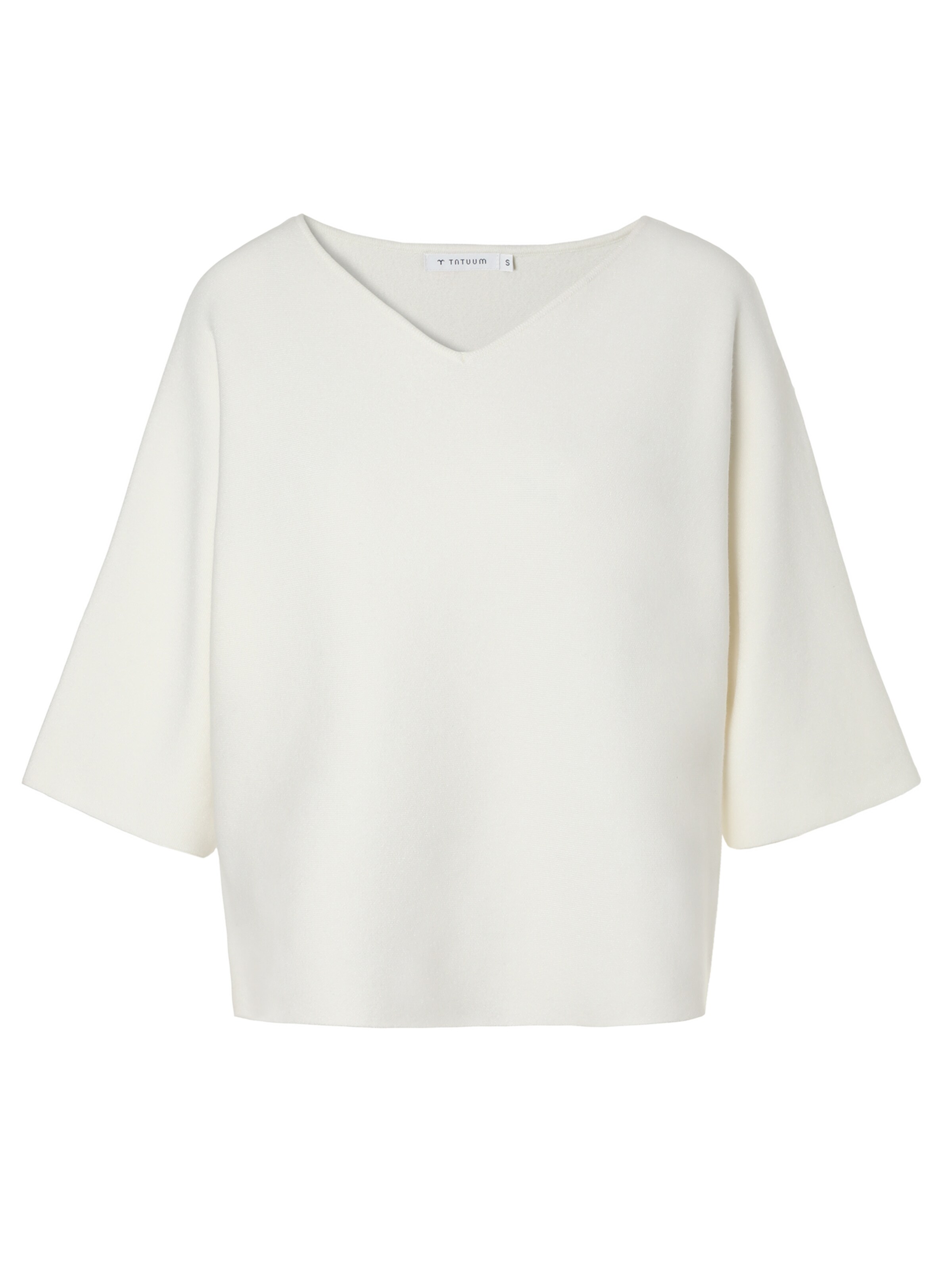 TATUUM Pullover 'RAFIA' in Weiß: Vorderseite