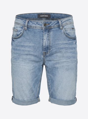 KOROSHI Regular Jeans i blå