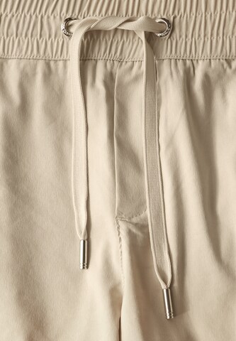 STREET ONE Slimfit Broek in Beige