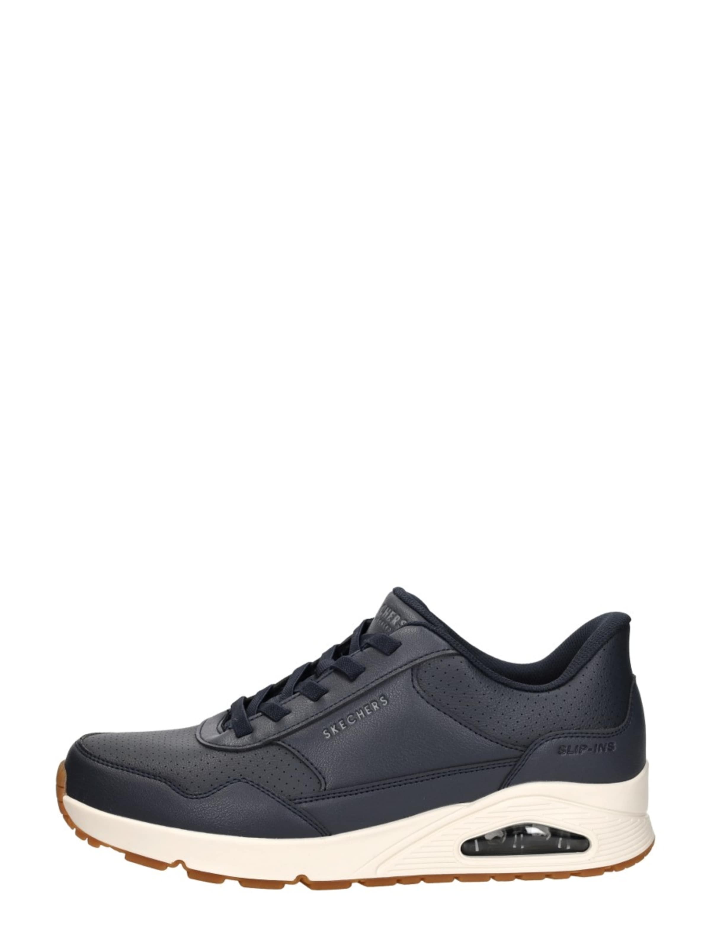 SKECHERS Platform trainers 'Slip-Ins: Uno - Banksia Luxe' in Blue: front