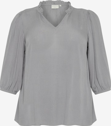 KAFFE CURVE - Blusa 'KCKamille' en gris: frente