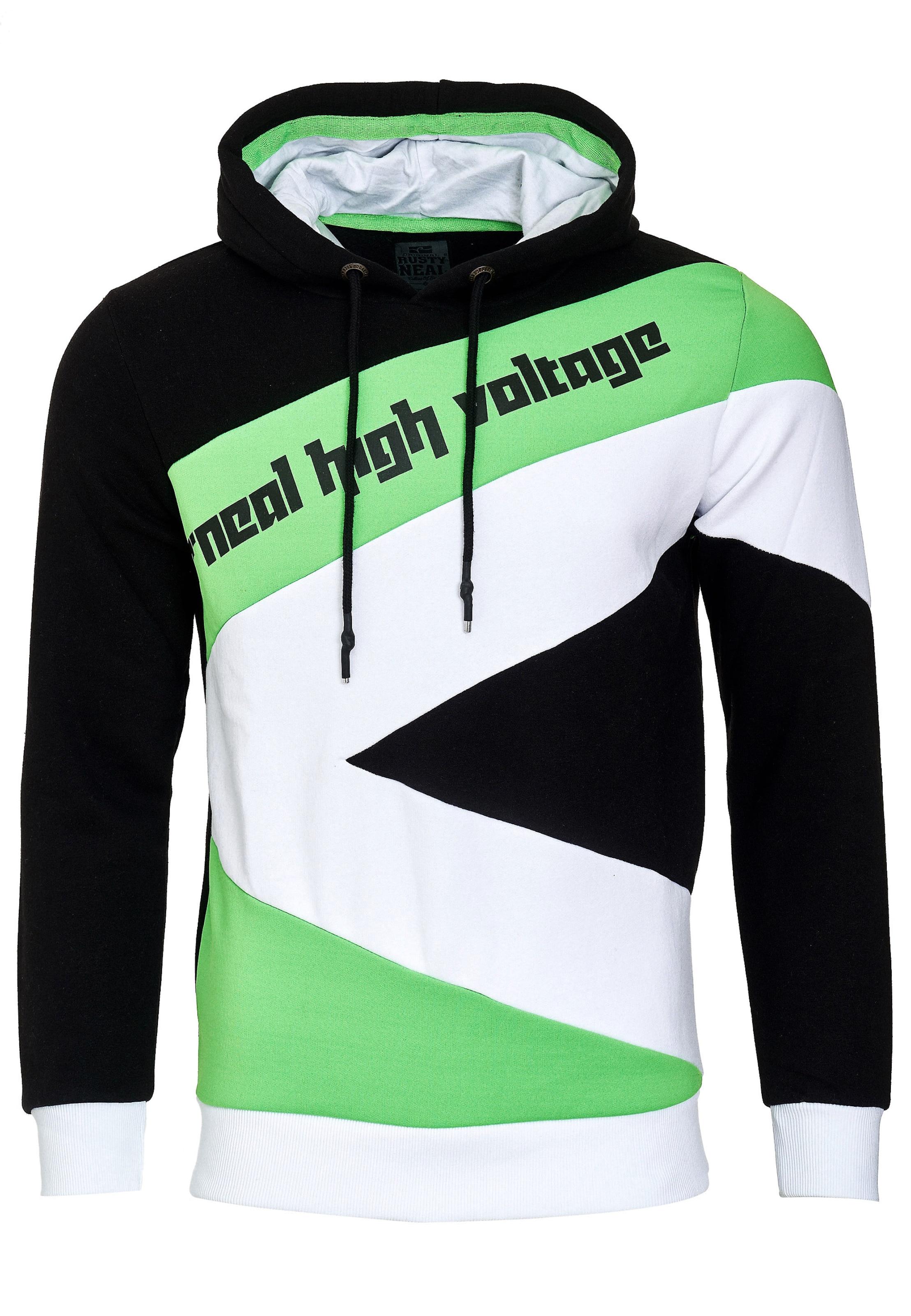 Rusty Neal Kapuzenpullover in Grün: Vorderseite