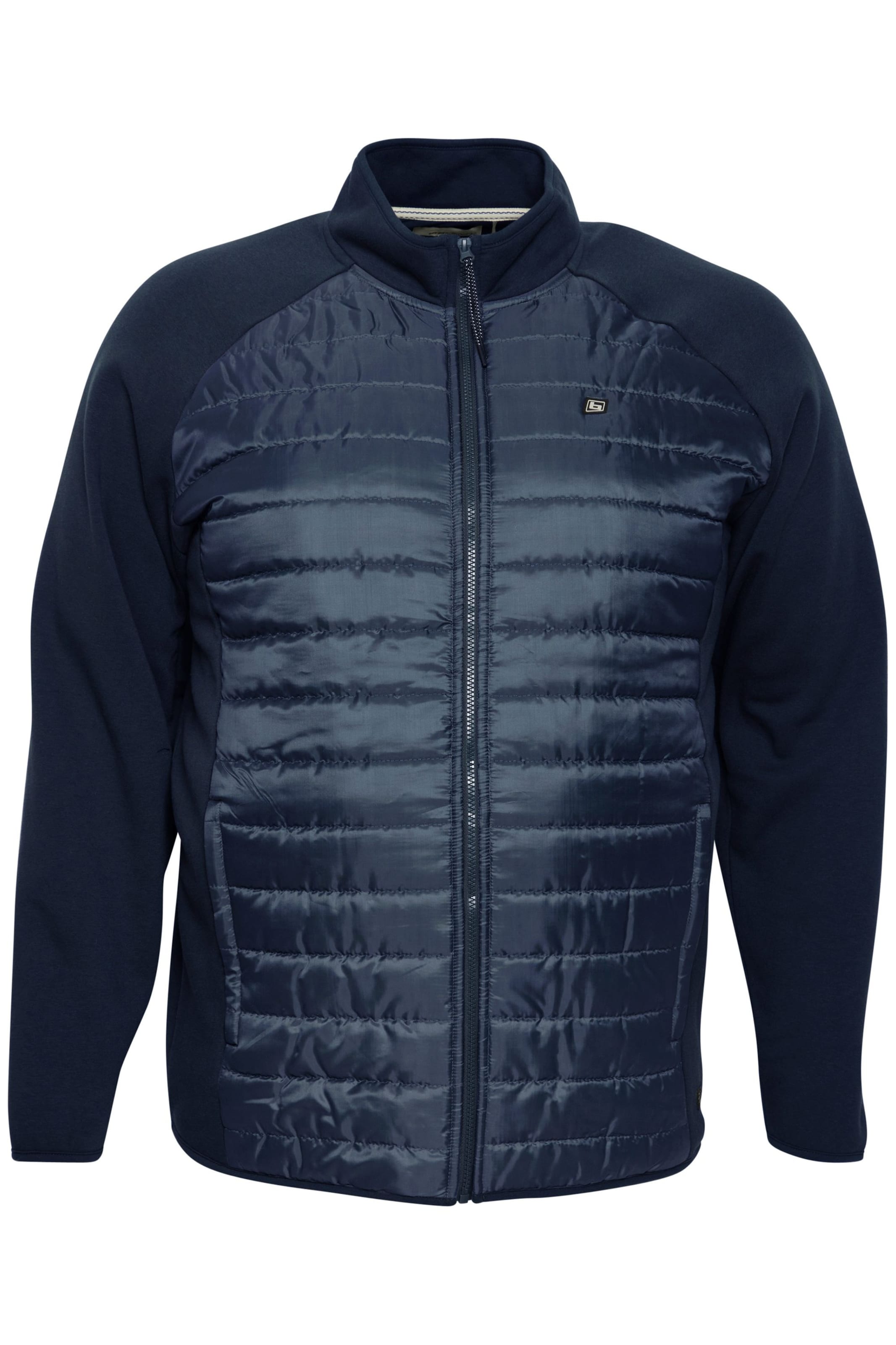 BLEND Tussenjas in Blauw: voorkant