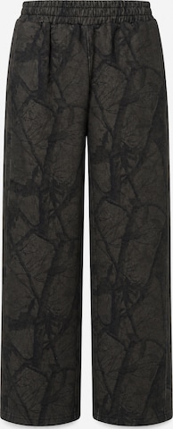 Wide leg Pantaloni con pieghe di Good For Nothing in marrone: frontale