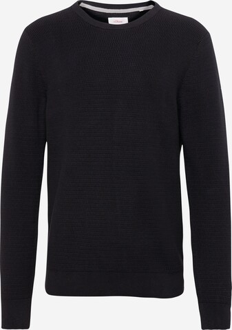 s.Oliver Pullover in Schwarz: predná strana