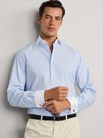 Coupe regular Chemise Hackett London en bleu