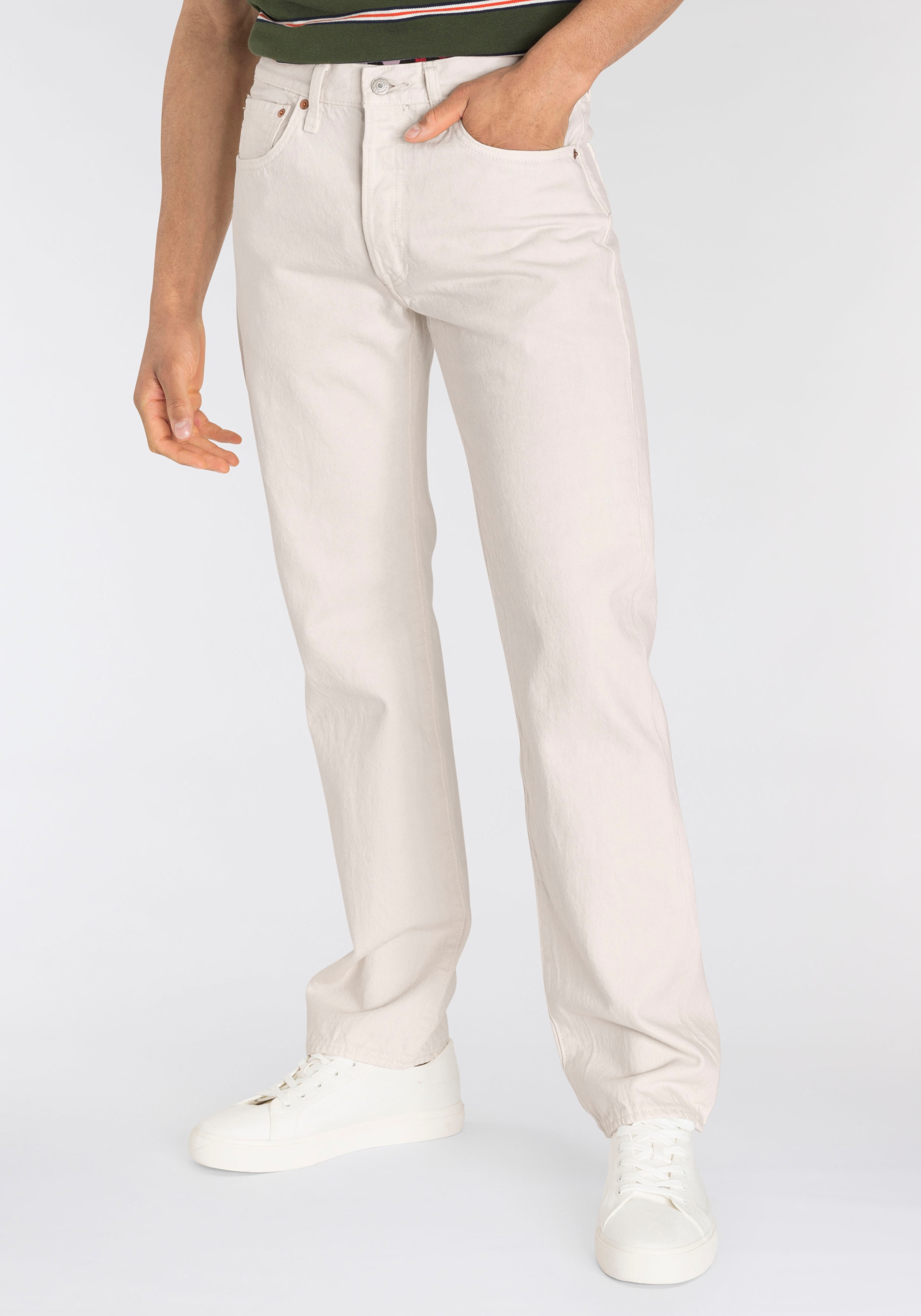LEVI S Regular Jeans 501 Levi s Original in Off White ABOUT YOU