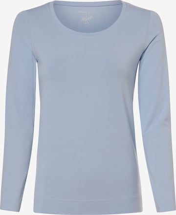 Marie Lund Shirt in Blauw: voorkant