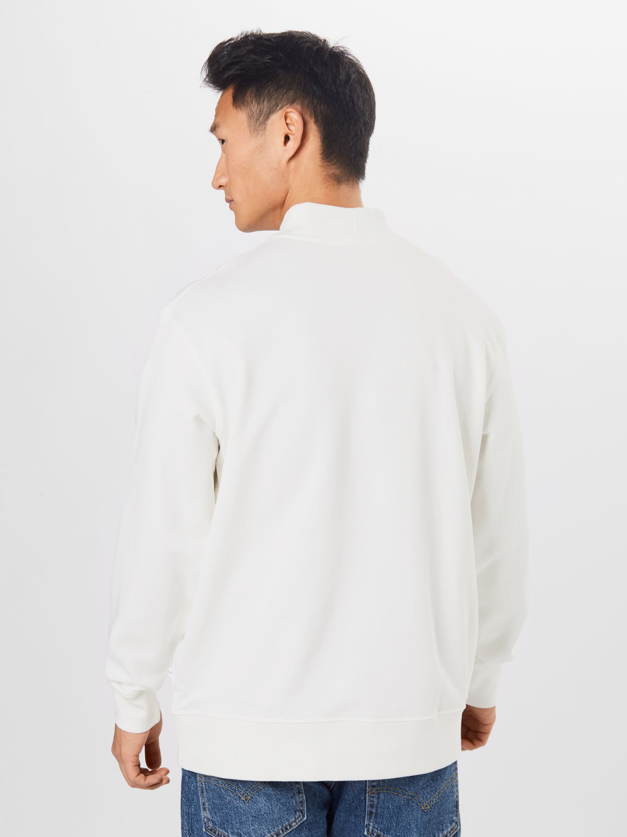 Männer Sweat SELECTED HOMME Sweatshirt 'DAWSON' in Weiß - XD25063