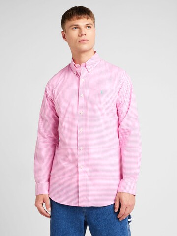 Coupe regular Chemise Polo Ralph Lauren en rose : devant