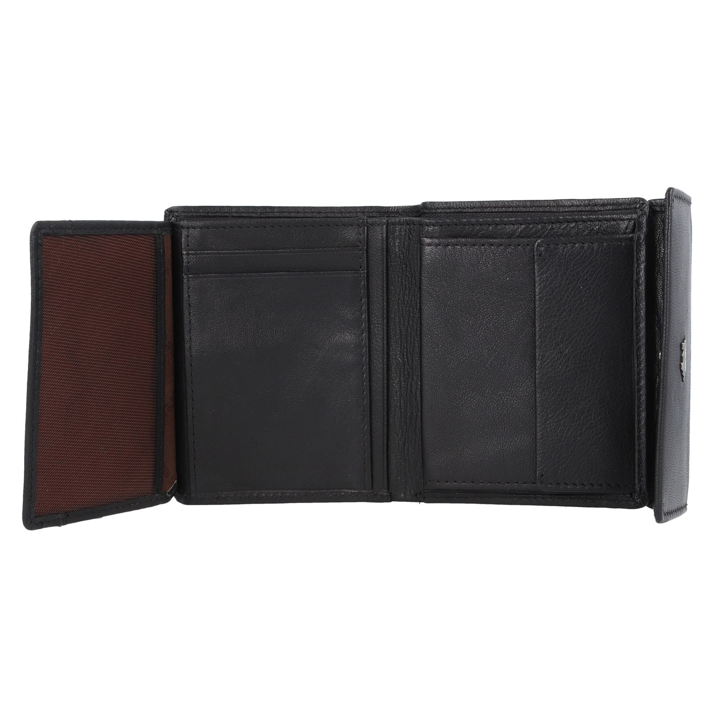 Portamonete di Braun Büffel in nero