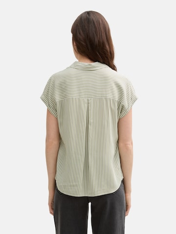 TOM TAILOR DENIM Blouse in Green