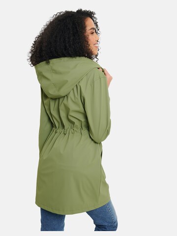 Threadbare Between-seasons coat 'Suzanna' in Green
