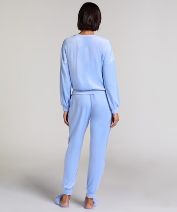 Hunkemöller Pyjamahose in Blau