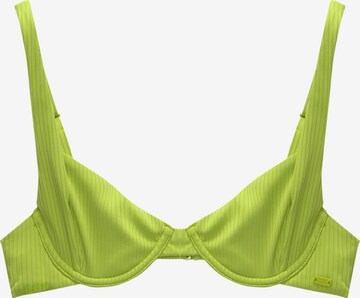 Pull&Bear Bikinitop in Groen: voorkant