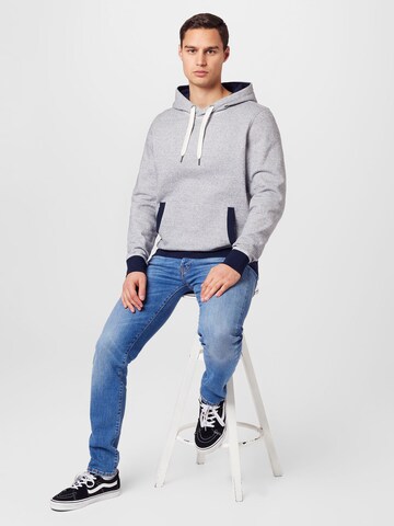 TOM TAILOR Sweatshirt in Grey