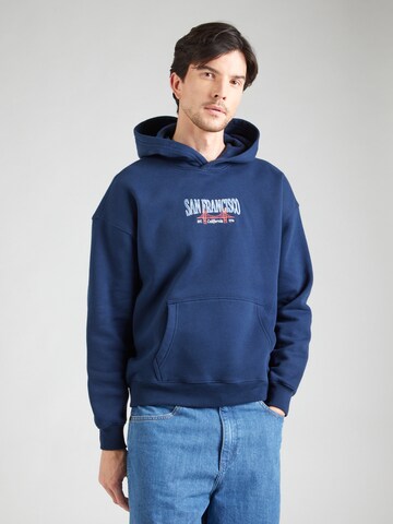 HOLLISTER Sweatshirt 'DESTINATION' i blå: framsida