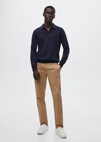 MANGO MAN Shirt 'Tens' in Blau