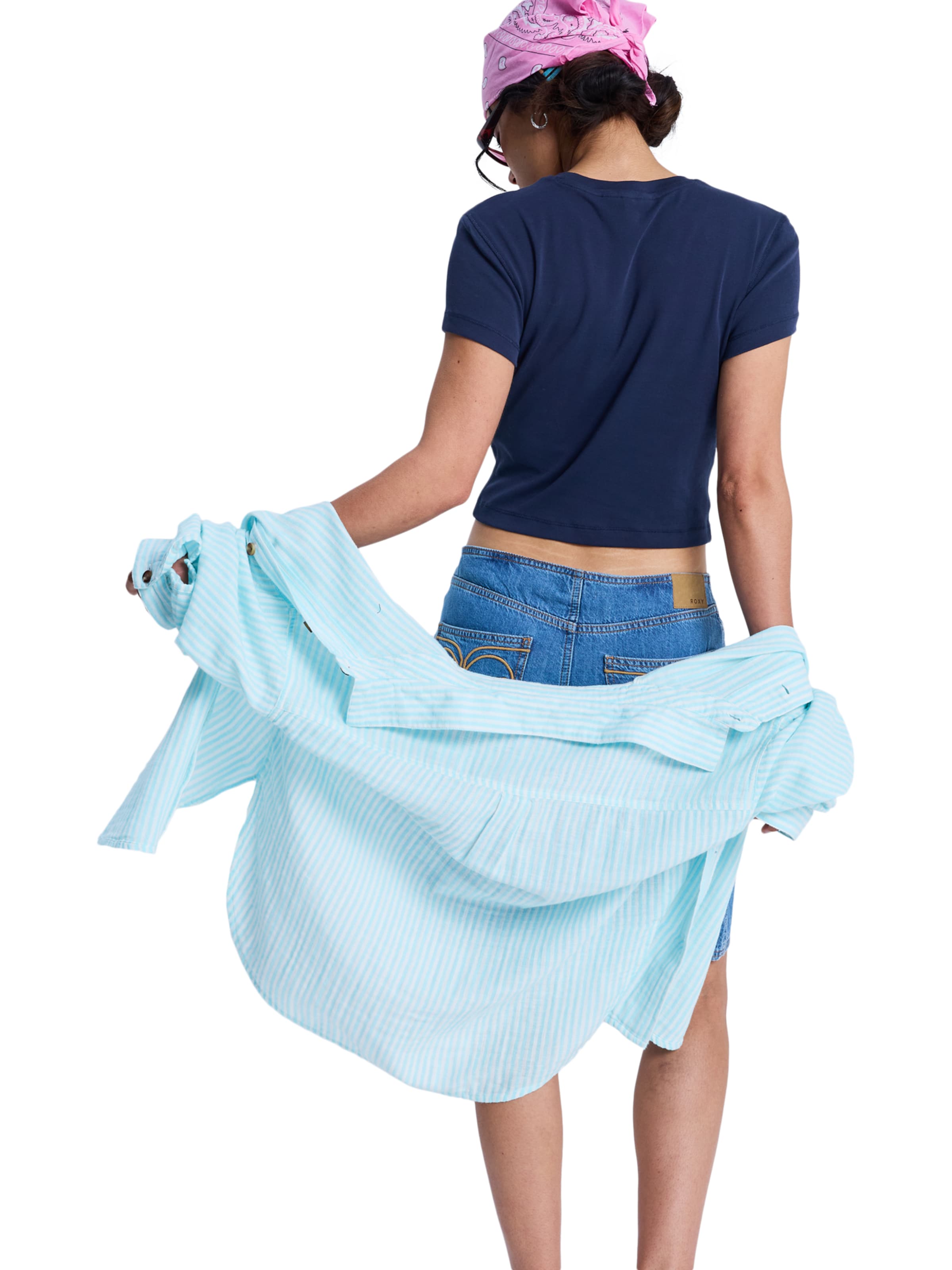 ROXY Shirt 'Sea You Later' in Blue