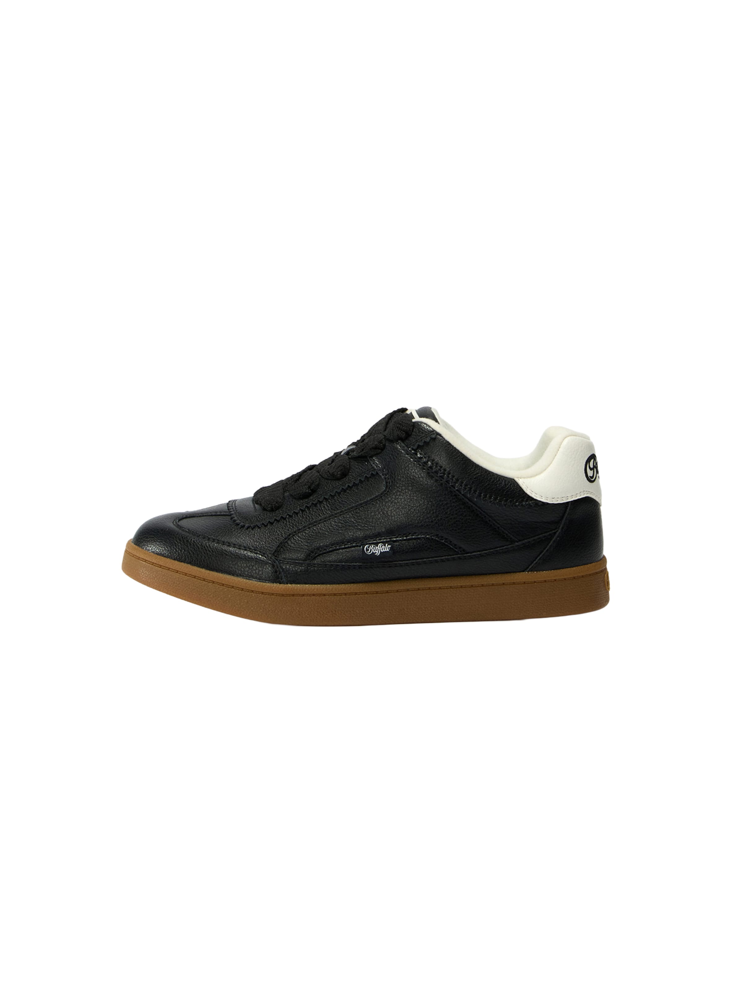 BUFFALO Låg sneaker 'Liberty One' i svart: framsida
