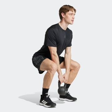 ADIDAS PERFORMANCE Regular Workout Pants in Black