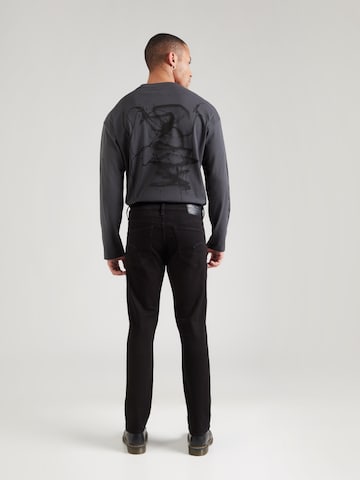 G-STARSlimfit Traperice '3301' - crna boja: stražnji dio