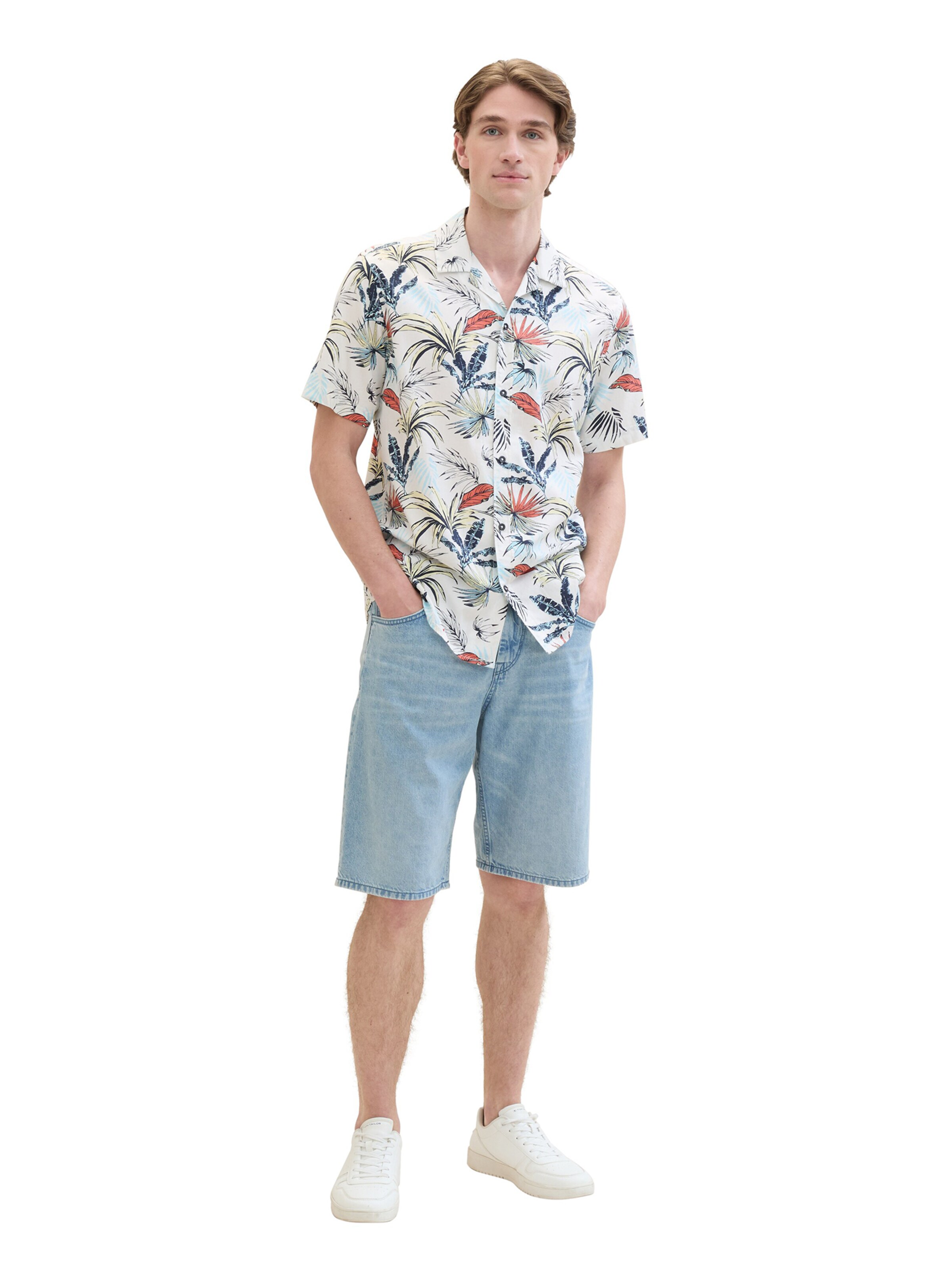 TOM TAILOR Regular fit Overhemd in Wit