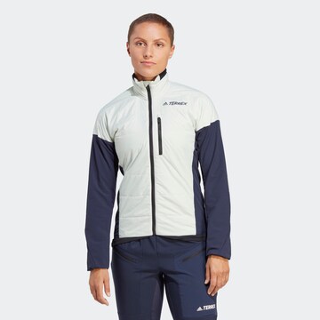 Veste outdoor ADIDAS TERREX en bleu : devant