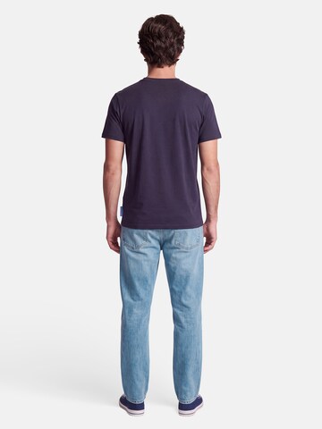 salzhaut Shirt 'Diek - Moin' in Blue: back
