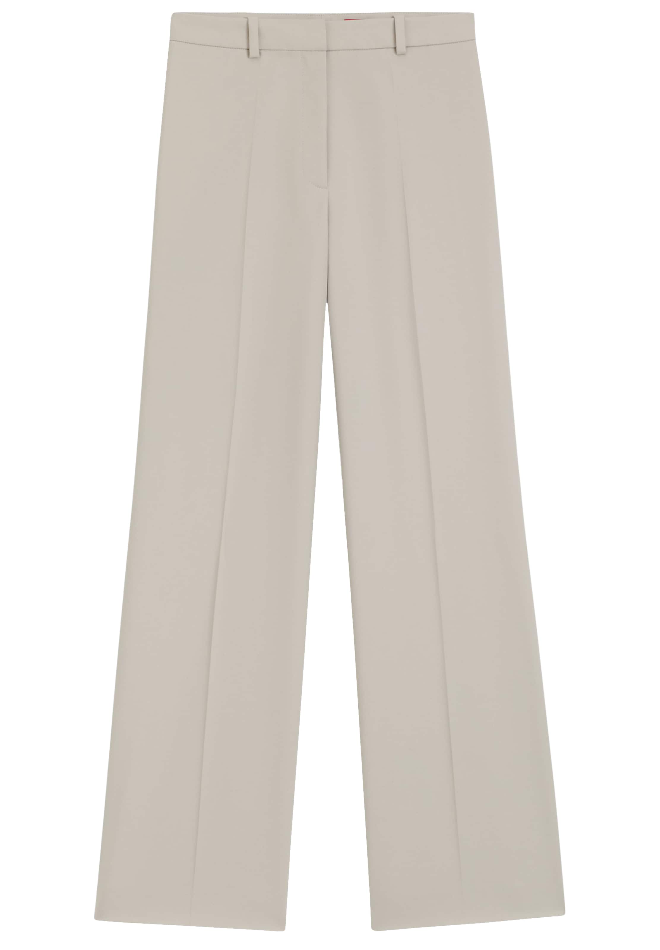 HUGO Regular Hose ' Hasmina ' in Beige: Vorderseite