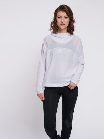 Hummel Sweatshirt 'Deep' in White: front