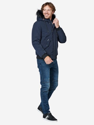 KOROSHI Winterjacke in Blau