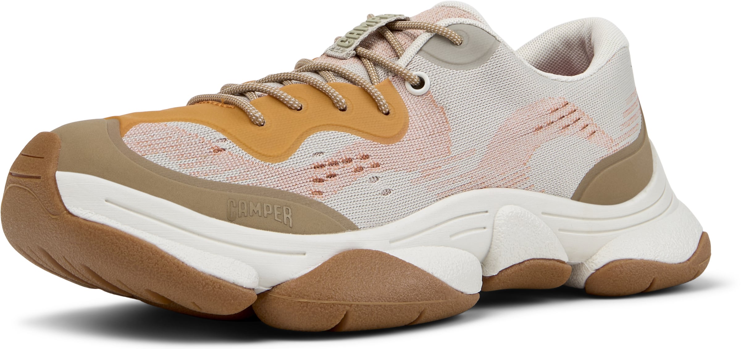 Baskets basses 'Karst 2' CAMPER en beige : devant
