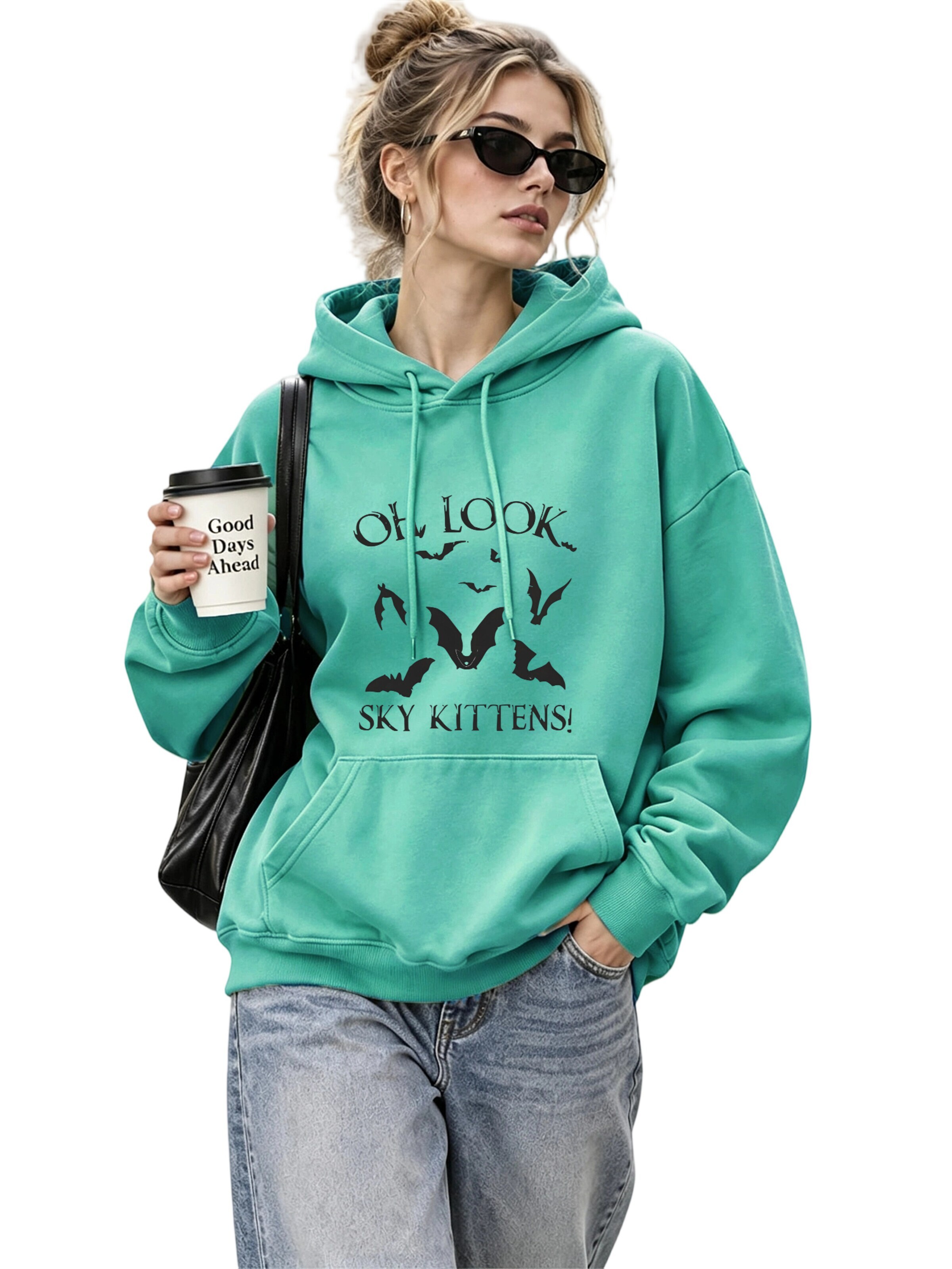GORHEY Sweatshirt in Grün: Vorderseite
