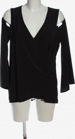NEON ROSE Schlupf-Bluse in M in Black: front