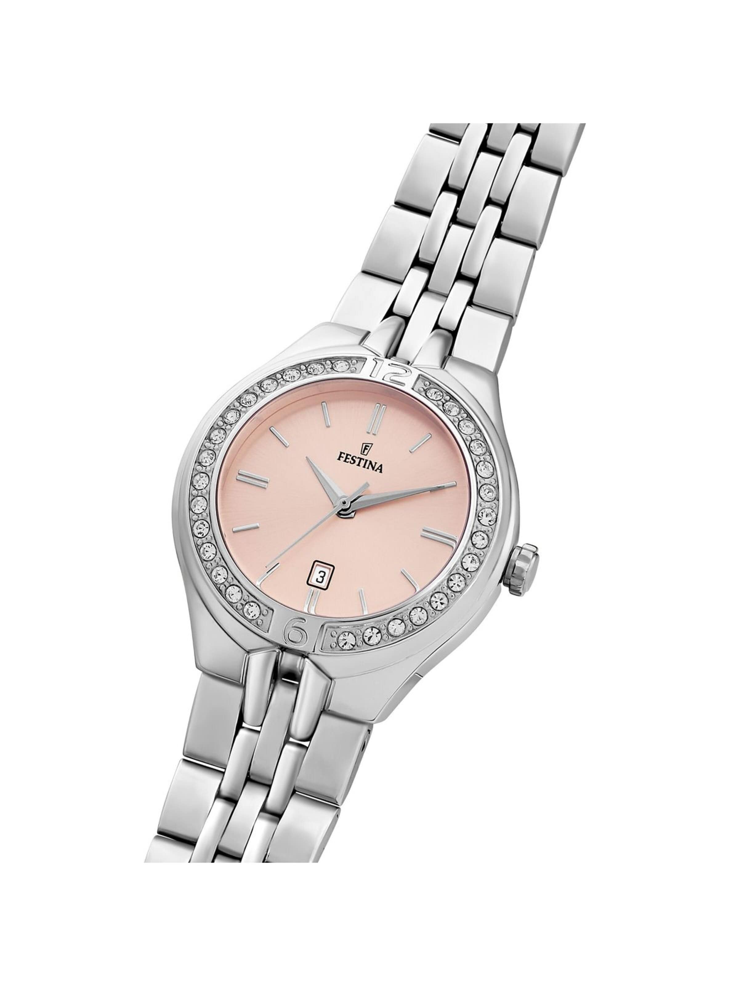 FESTINA Analoog horloge 'Mademoiselle' in Roze