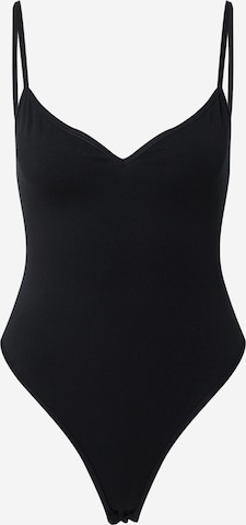EDITED Боди-футболка 'Odilia' в Черный: спереди