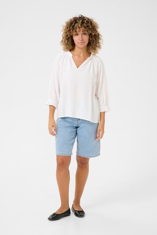 Chemisier 'Venta' Cream en blanc