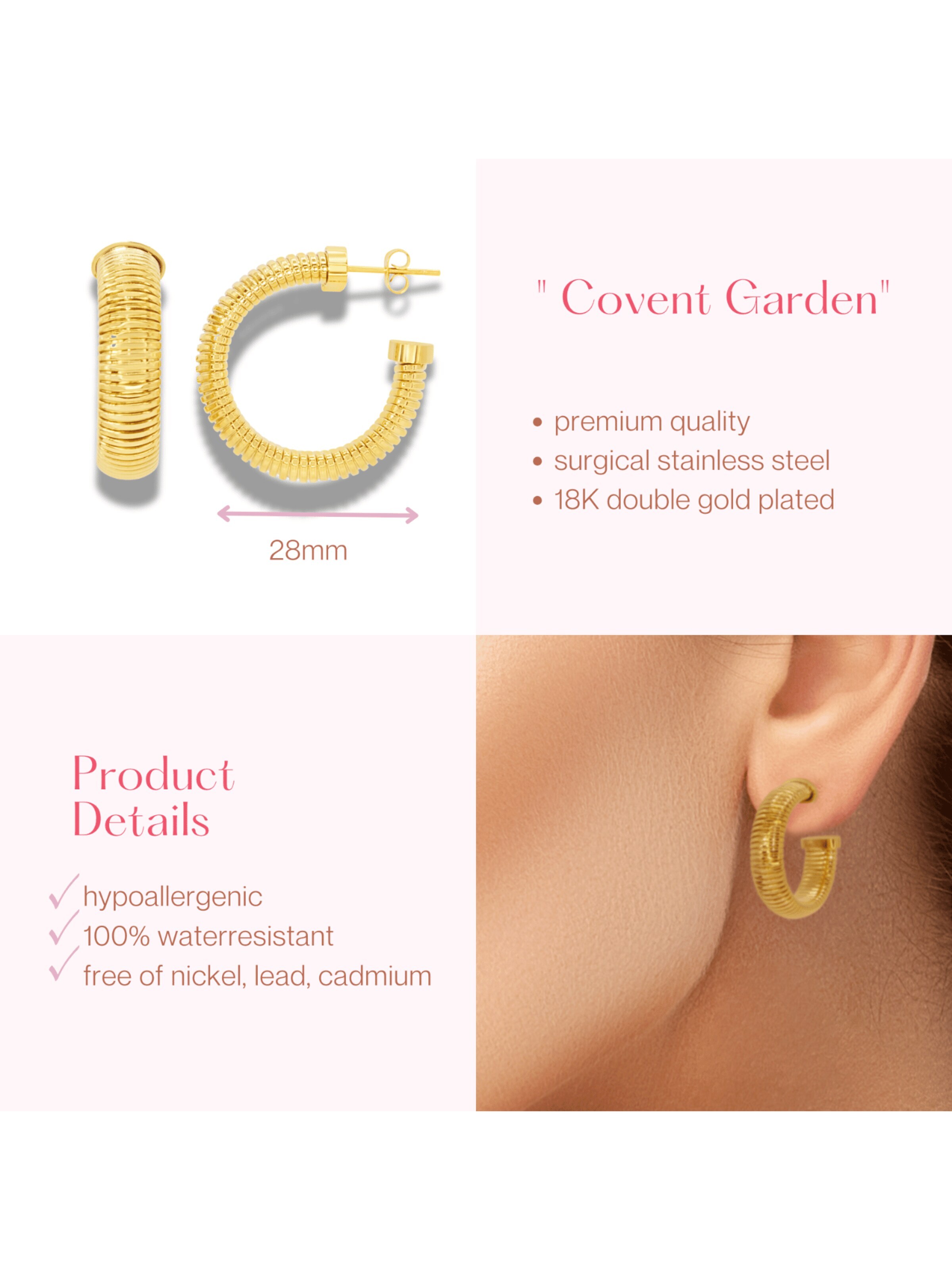 ARS-ARGENTI Earrings 'COVENT GARDEN' in Gold