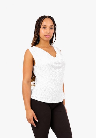 Top di Elara in bianco