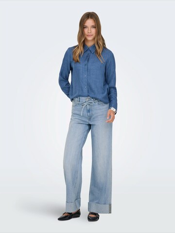 ONLY Blouse 'ONLBETTY MELLI' in Blue