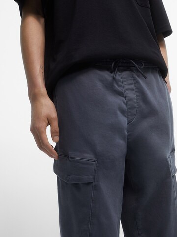 Loosefit Pantalon cargo Pull&Bear en gris