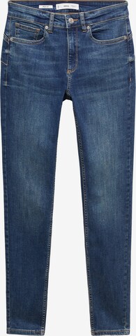 MANGO Skinny Jeans in Blue: front